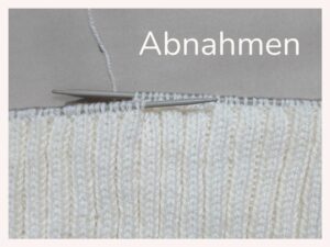 Abnahmen stricken