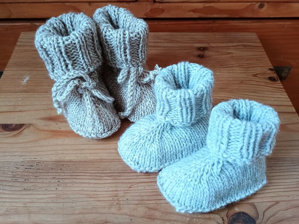 stricken Babyschuhe