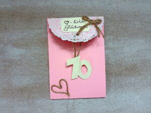DIY_Karte 70. Geburtstag