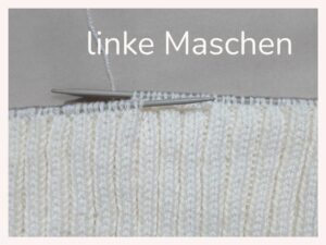linke Maschen stricken