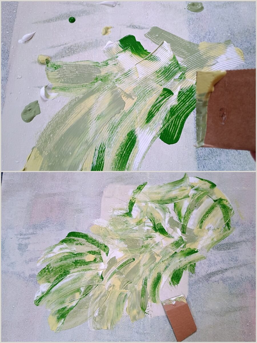abstraktes Motiv beim Acrylbild gestalten