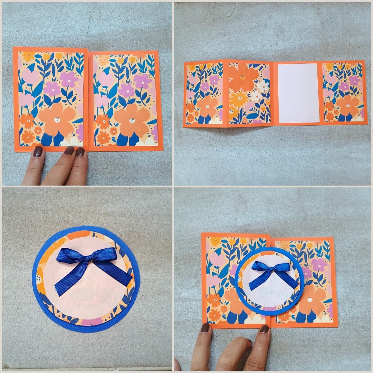 DIY-Karte mit Kreiselement