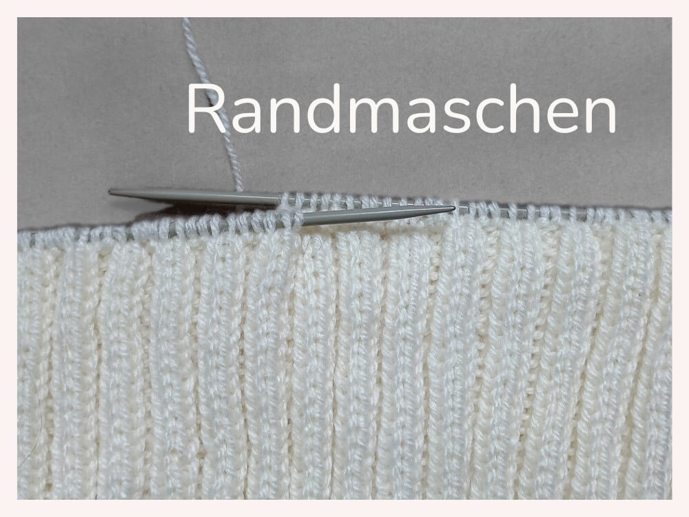 Beitragsbild zum Stricken von Randmaschen