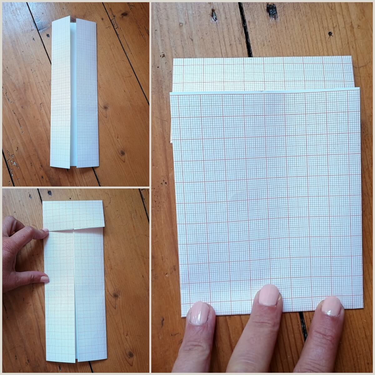 Millimeterpapier falten