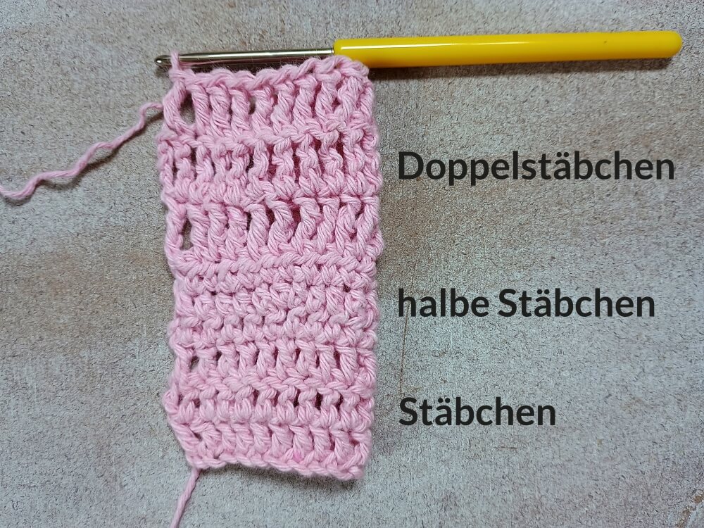 Stäbchenmaschen im Vergleich