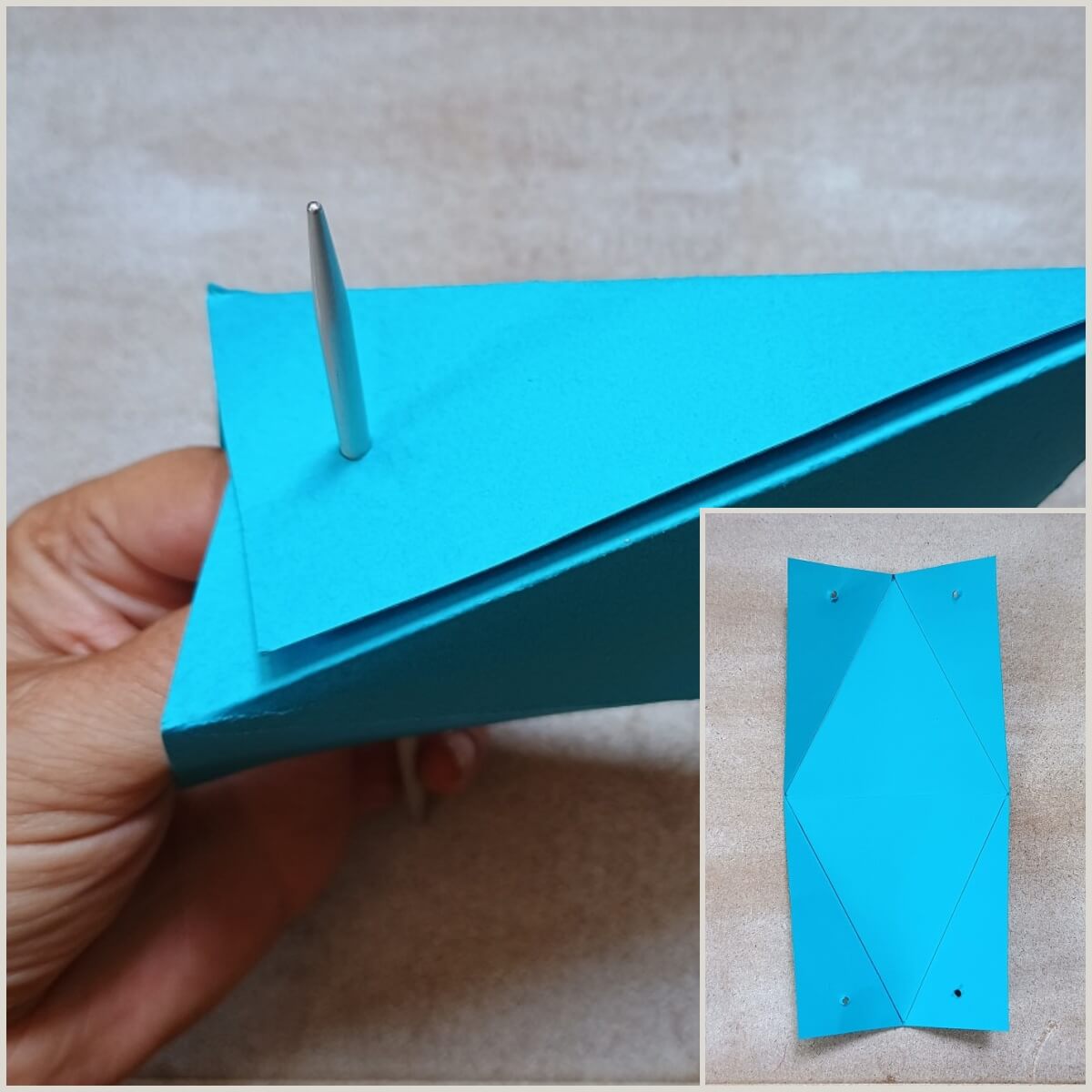 Tonpapier lochen