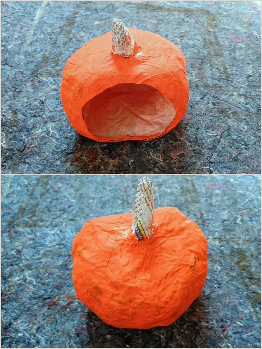 Form in Orange grundieren