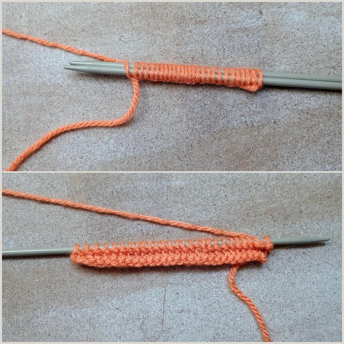 Maschen für Stirnband anschlagen